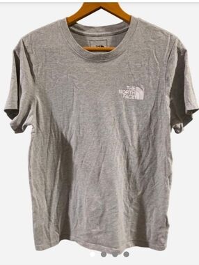 The North Face Women's Heather Grey Logo Tee